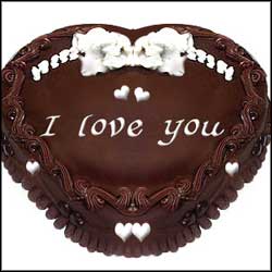 "Cute Heart Chocolate Cake - Click here to View more details about this Product
